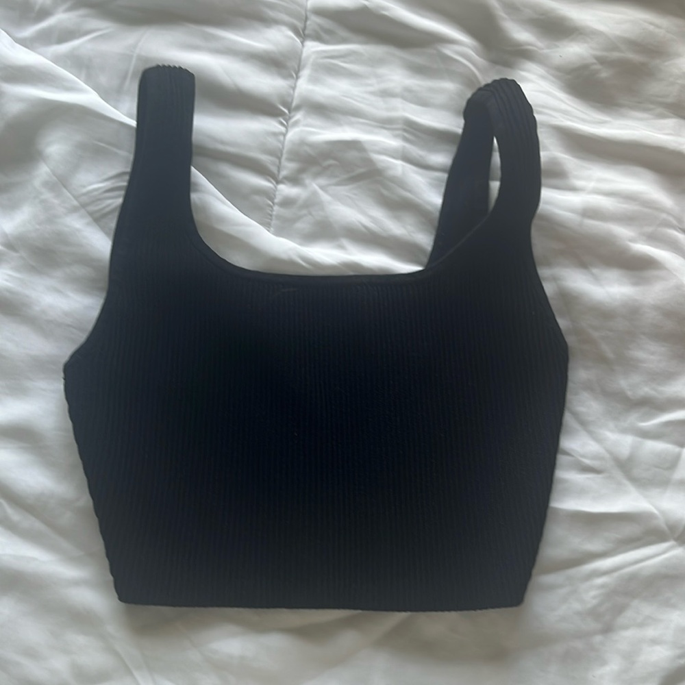 Sculpt Knit Squareneck Tank